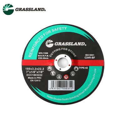 Режущие диски из смолы 180 мм Диаметр 3,2 мм Толщина 22,2 мм Размер отверстия совместимы с высокоскоростными угловыми шлифовальными машинами