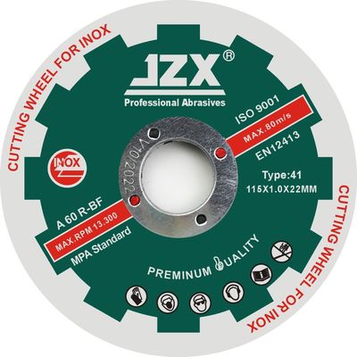 T41 115X1.2X22mm диск вырезывания Inox толщины 4,5&quot; 1mm