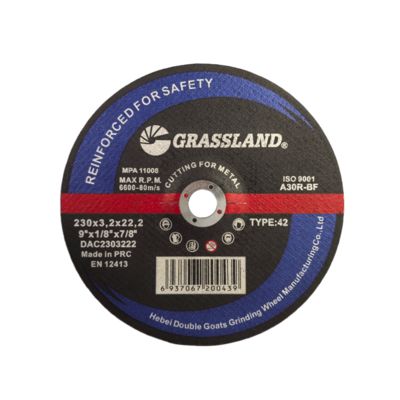 9" 230мм х 3,2мм х 22,2мм режущие диски из нержавеющей стали Угловой шлифователь с использованием EN 12413