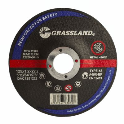 Отрезные круги 125 мм для быстрой, прямой и чистой резки нержавеющей стали и цветных металлов с использованием связующего материала на основе смолы