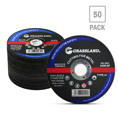 Отрезные круги GRASSLAND Metal для металла 125 мм x 1 мм x 22,2 мм для точной резки без вибрации