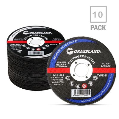 GRASSLAND  Абразивные отрезные круги из смолы для нержавеющей стали 115 X 3.2 X 22.2 для угловой шлифовальной машины