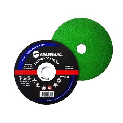 нержавеющая сталь 4&quot; 100mm x 1mm x 16mm режа диски угловая машина используя EN 12413