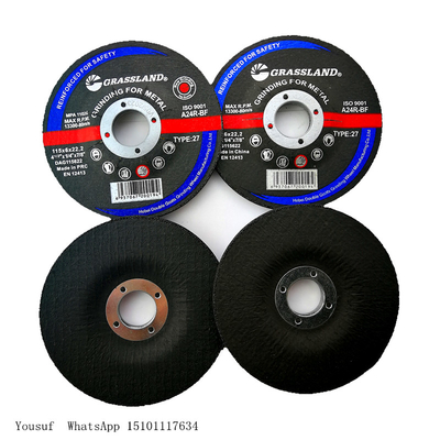 4,5&quot; x 1/4&quot; x 7/8&quot; колесо A24R T27 истирательное для песчинки точильщика 30
