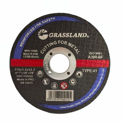 GRASSLAND  Абразивные отрезные круги из смолы для нержавеющей стали 115 X 3.2 X 22.2 для угловой шлифовальной машины